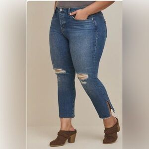 NWT Torrid Studded Hem Jeans 18 Short